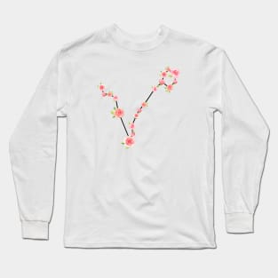 Zodiac Sign Pisces Long Sleeve T-Shirt